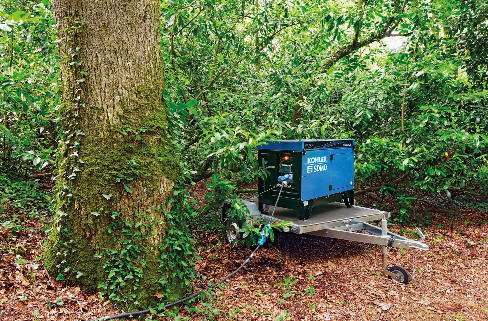DIESEL 10000 E SILENCE im Wald