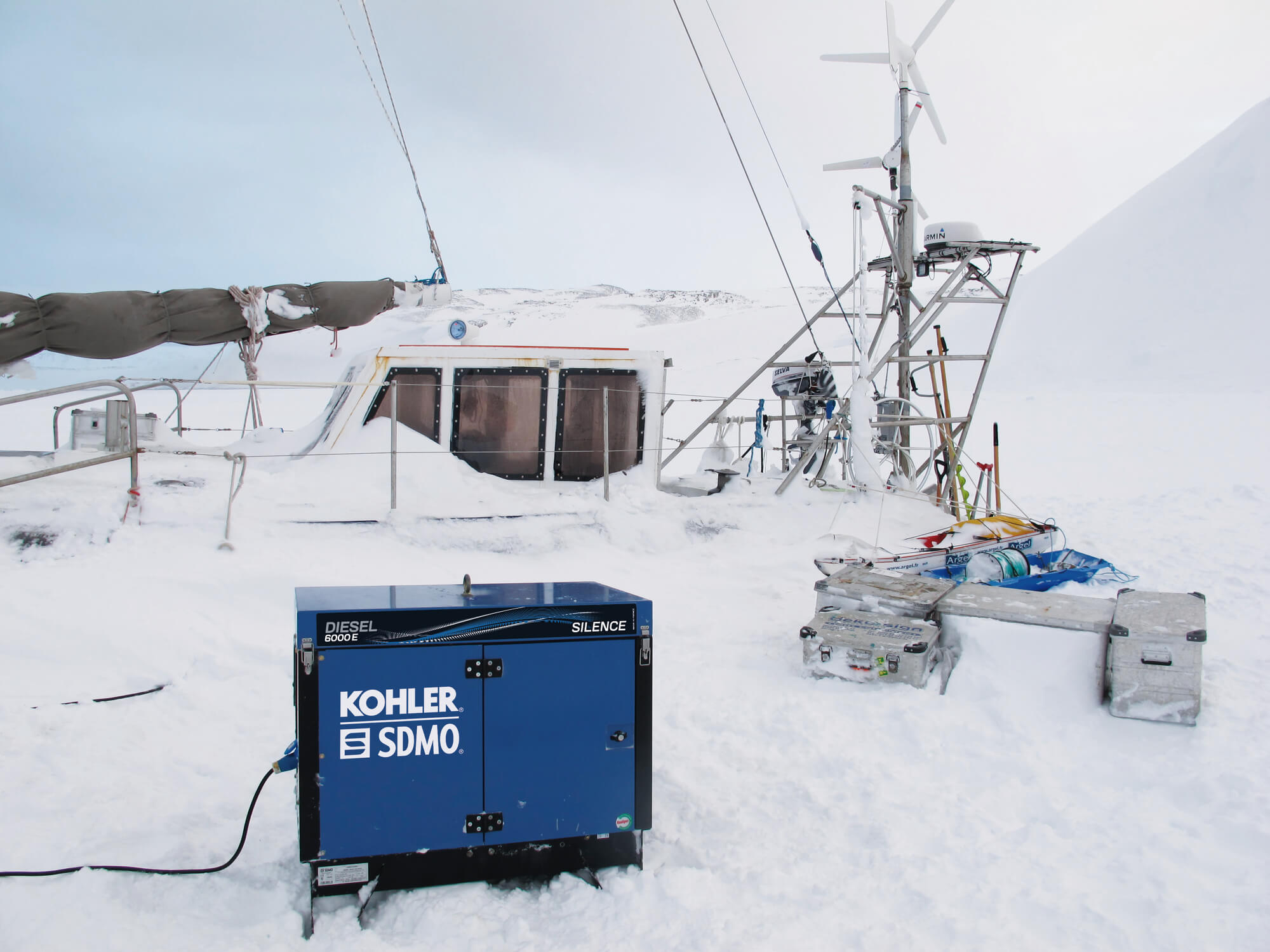 Diesel 6000 E im Schnee